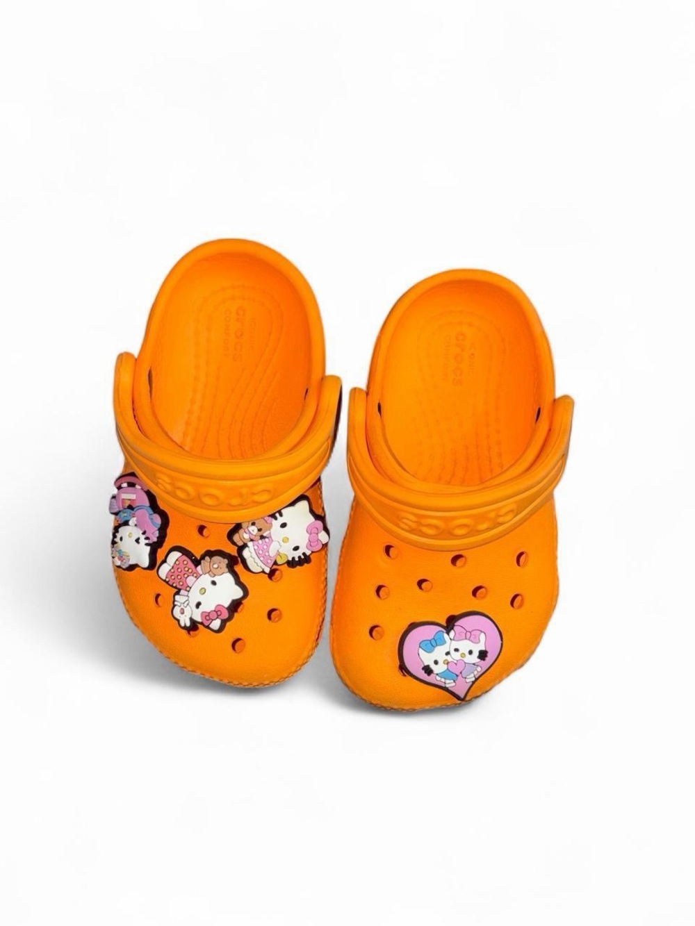 Toddler Crocs Clog c5 W/ Off Brand Charms <3